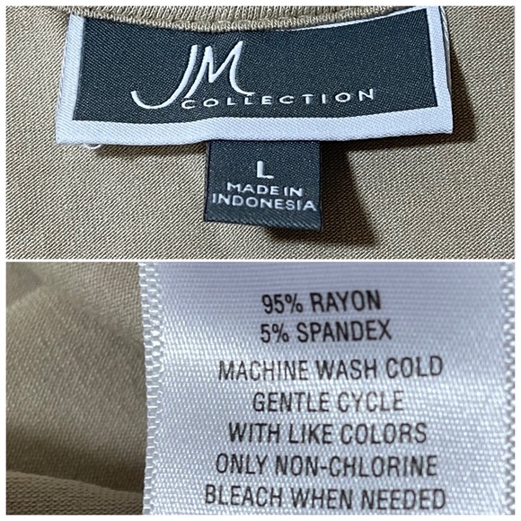 JM Collection 3/4 Sleeve Top - Picture 9 of 10